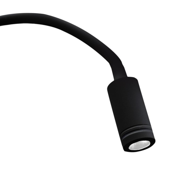 Lampka nocna BASE 8W+2W BLACK ML63500 Milagro