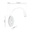 Lampka nocna BASE 8W+2W WHITE ML6353 Milagro