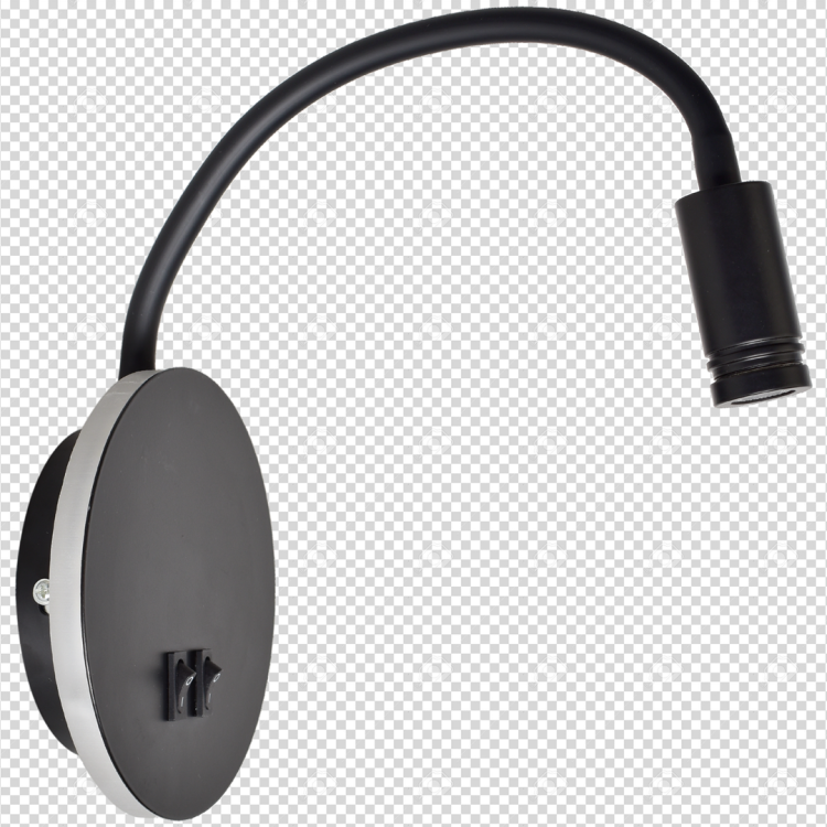 Lampka nocna BASE 8W+2W BLACK ML6354 Milagro