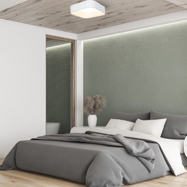 Plafoniera Plafon ASTRO WHITE 24W LED ML6355 Milagro do sypialni korytarza jadalni oprawa lampa sufitowa nowoczesna oświetleniowa biała biały barwa neutralna biała dzienna Inspiracje Premium