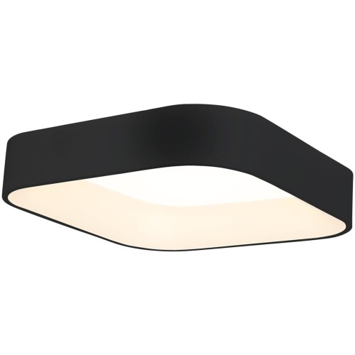 Plafoniera Plafon ASTRO BLACK 24W LED ML6356 Milagro do sypialni korytarza jadalni oprawa lampa sufitowa nowoczesna oświetleniowa czarna czarny barwa neutralna biała dzienna Inspiracje Premium