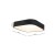 Plafoniera Plafon ASTRO BLACK 24W LED ML6356 Milagro do sypialni korytarza jadalni oprawa lampa sufitowa nowoczesna oświetleniowa czarna czarny barwa neutralna biała dzienna Inspiracje Premium