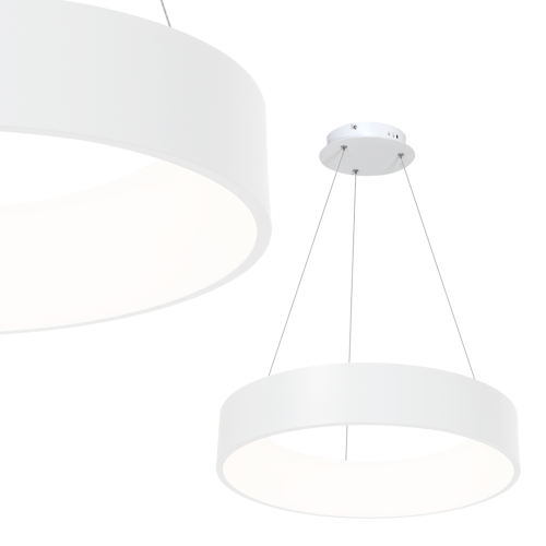 Lampa wisząca OHIO WHITE 24W LED ML6357 Milagro