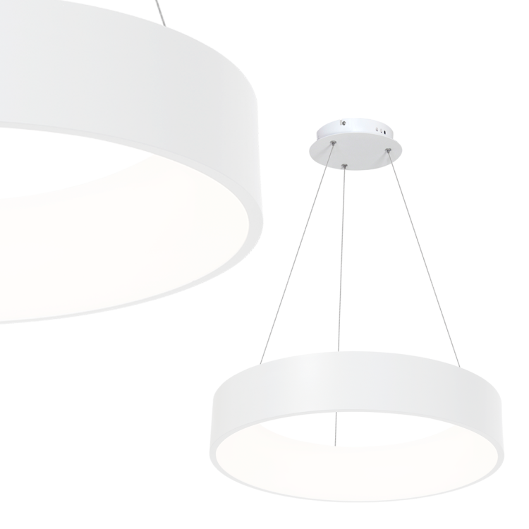 Lampa wisząca OHIO WHITE 24W LED ML6357 Milagro