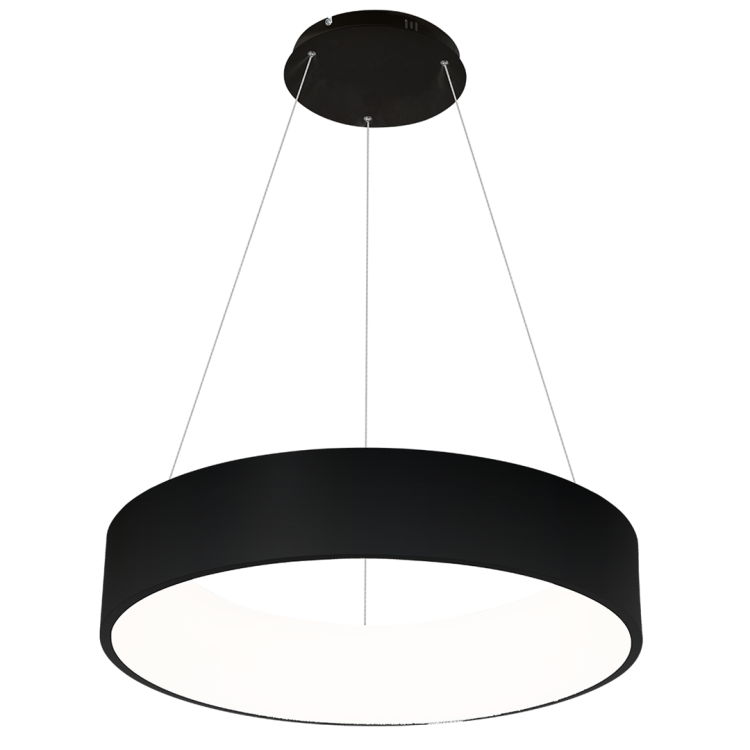 Lampa wisząca OHIO BLACK 24W LED ML6358 Milagro