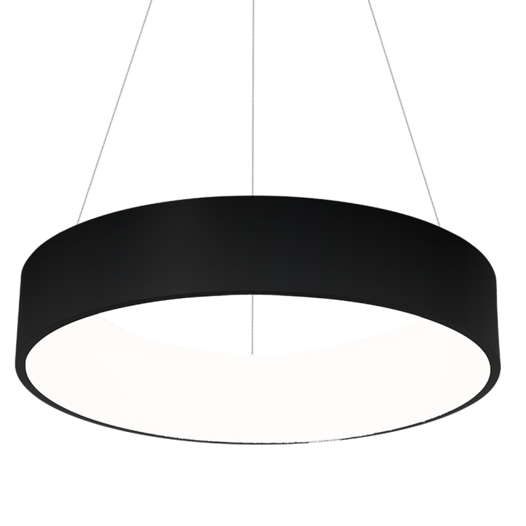Lampa wisząca OHIO BLACK 24W LED ML6358 Milagro