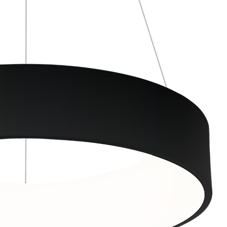 Lampa wisząca OHIO BLACK 24W LED ML6358 Milagro