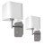 Kinkiet NAPOLI WHITE/CHROME 1xE27 ML6359 Milagro