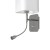 Kinkiet NAPOLI WHITE/CHROME 1xE27 + 1W LED ML63600 Milagro