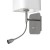 Kinkiet NAPOLI WHITE/CHROME 1xE27 + 1W LED ML63600 Milagro