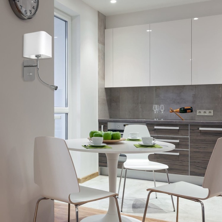 Kinkiet NAPOLI WHITE/CHROME 1xE27 + 1W LED ML63600 Milagro