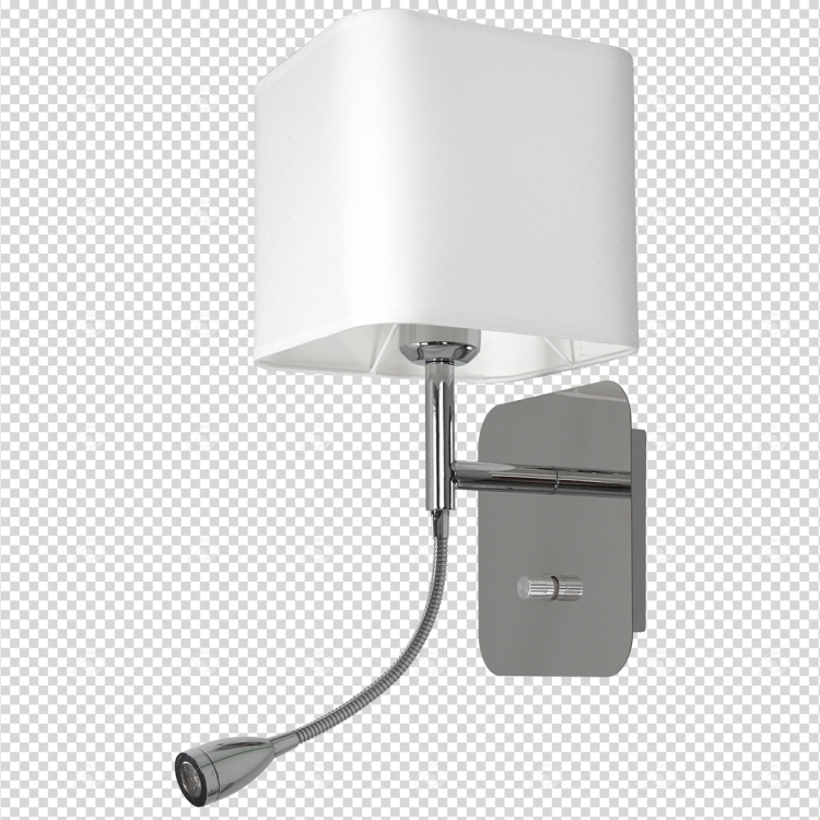 Kinkiet NAPOLI WHITE/CHROME 1xE27 + 1W LED ML63600 Milagro