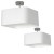 Lampa podsufitowa NAPOLI WHITE/CHROME 1xE27 ML6361 Milagro