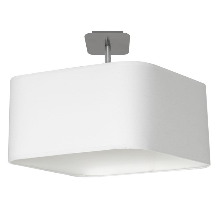 Lampa podsufitowa NAPOLI WHITE/CHROME 1xE27 ML6361 Milagro