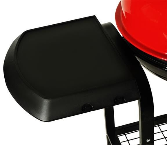 Grill ogrodowy okrągły z pokrywą i termometrem 00003247 Kaminer czerwony