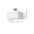 Lampa podsufitowa NAPOLI WHITE/CHROME 1xE27 ML6361 Milagro