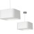 Lampa wisząca NAPOLI WHITE/CHROME 1xE27 ML6362 Milagro
