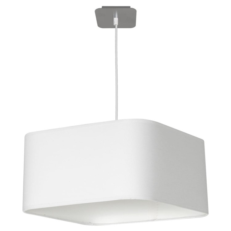 Lampa wisząca NAPOLI WHITE/CHROME 1xE27 ML6362 Milagro