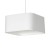 Lampa wisząca NAPOLI WHITE/CHROME 1xE27 ML6362 Milagro