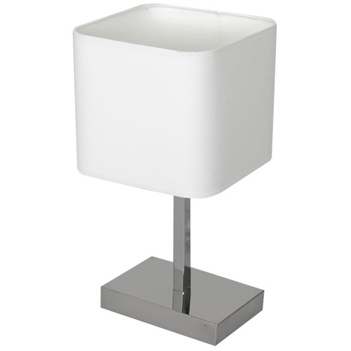 Lampka stołowa NAPOLI WHITE/CHROME 1xE27 ML6363 Milagro
