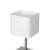 Lampka stołowa NAPOLI WHITE/CHROME 1xE27 ML6363 Milagro