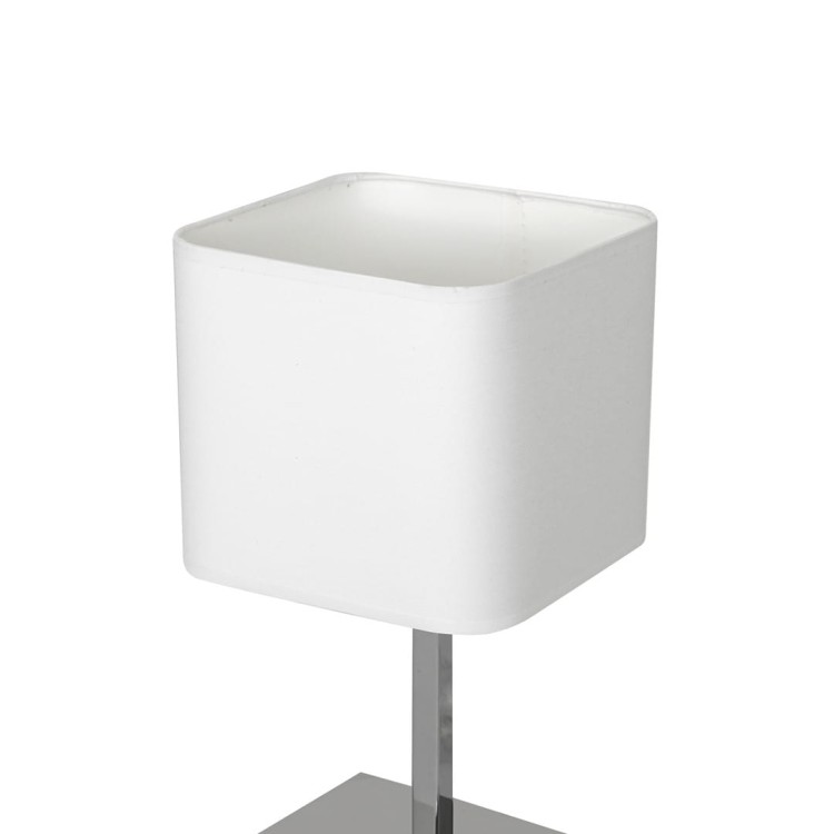 Lampka stołowa NAPOLI WHITE/CHROME 1xE27 ML6363 Milagro