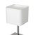 Lampka stołowa NAPOLI WHITE/CHROME 1xE27 ML6363 Milagro