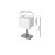 Lampka stołowa NAPOLI WHITE/CHROME 1xE27 ML6363 Milagro
