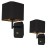 Kinkiet NAPOLI BLACK/GOLD 1xE27 ML6365 Milagro