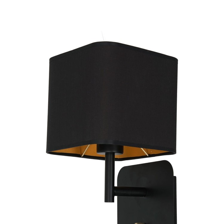 Kinkiet NAPOLI BLACK/GOLD 1xE27 ML6365 Milagro