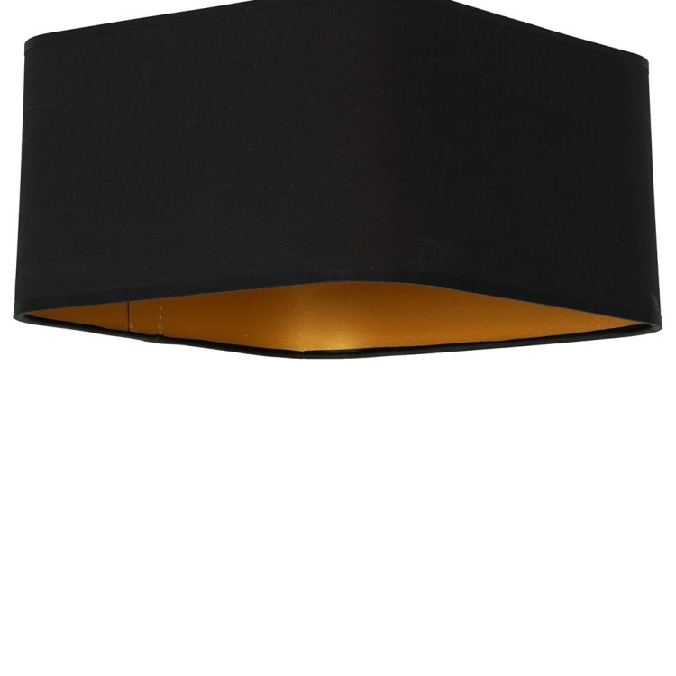 Lampa podsufitowa NAPOLI BLACK/GOLD 1xE27 ML6367 Milagro