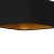 Lampa podsufitowa NAPOLI BLACK/GOLD 1xE27 ML6367 Milagro