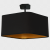 Lampa podsufitowa NAPOLI BLACK/GOLD 1xE27 ML6367 Milagro