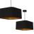Lampa wisząca NAPOLI BLACK/GOLD 1xE27 ML6368 Milagro