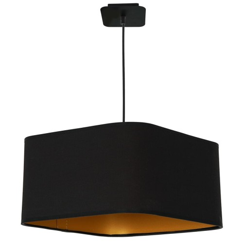 Lampa wisząca NAPOLI BLACK/GOLD 1xE27 ML6368 Milagro