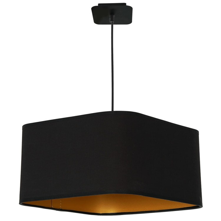 Lampa wisząca NAPOLI BLACK/GOLD 1xE27 ML6368 Milagro