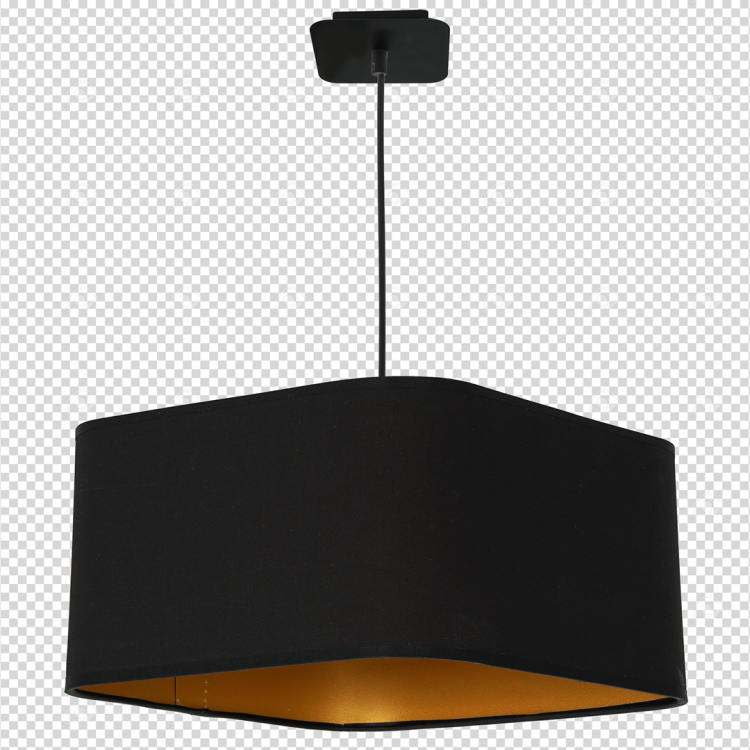 Lampa wisząca NAPOLI BLACK/GOLD 1xE27 ML6368 Milagro