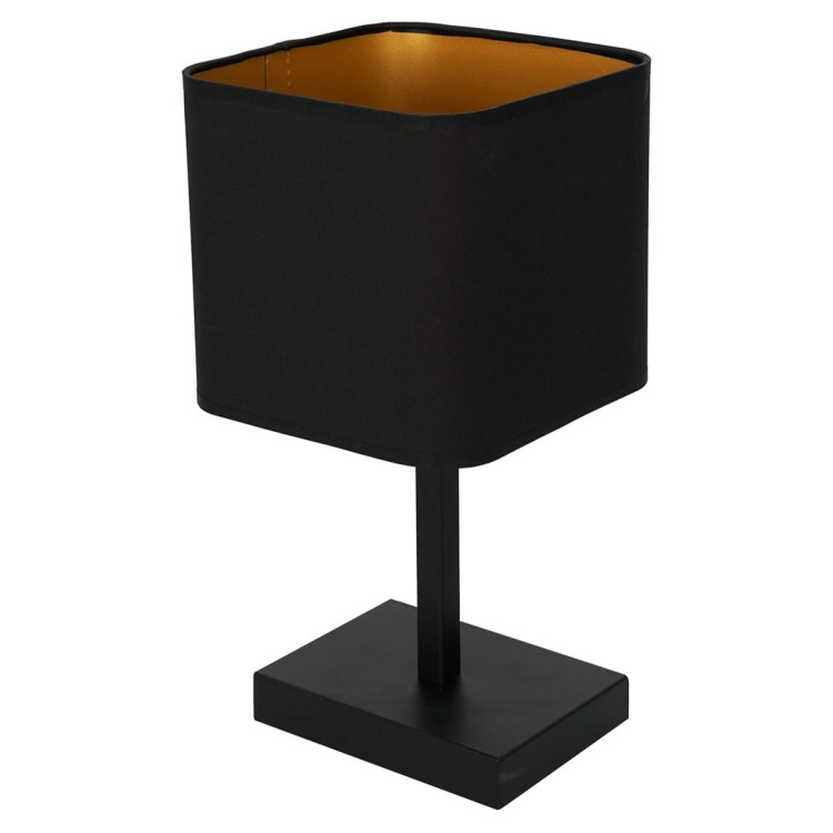 Lampka stołowa NAPOLI BLACK/GOLD 1xE27 ML6369 Milagro
