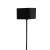 Lampa stojąca NAPOLI BLACK/GOLD 1xE27 ML6370 Milagro