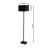 Lampa stojąca NAPOLI BLACK/GOLD 1xE27 ML6370 Milagro