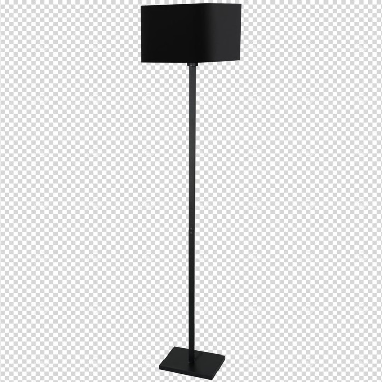 Lampa stojąca NAPOLI BLACK/GOLD 1xE27 ML6370 Milagro