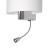 Kinkiet CASINO WHITE/CHROME 1xE27 + 1W LED ML6372 Milagro