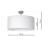 Lampa podsufitowa CASINO WHITE/CHROME 1xE27 ML6373 Milagro