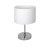 Lampka stołowa CASINO WHITE/CHROME 1xE27 ML6375 Milagro