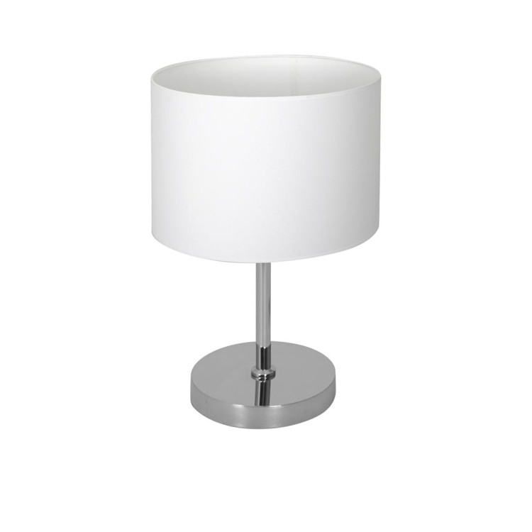 Lampka stołowa CASINO WHITE/CHROME 1xE27 ML6375 Milagro