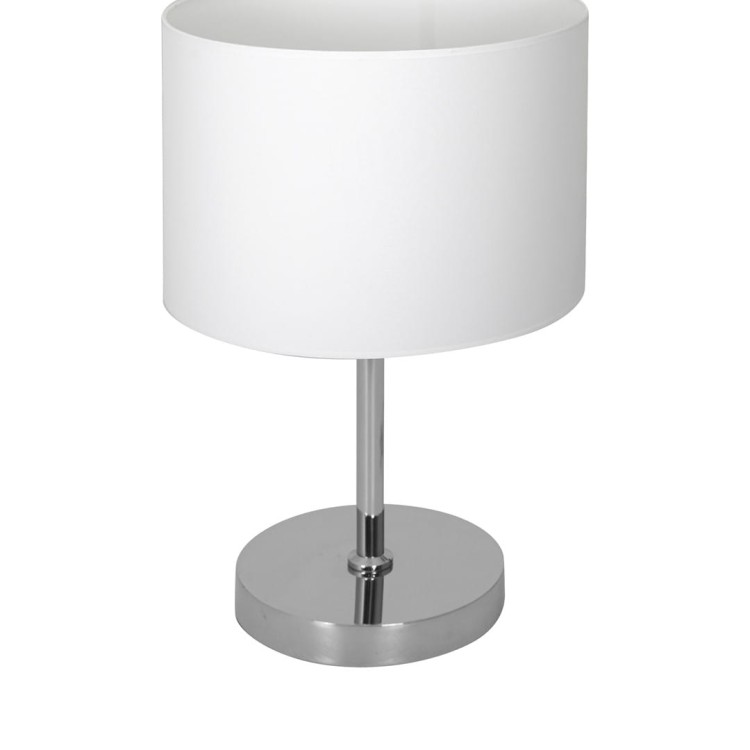 Lampka stołowa CASINO WHITE/CHROME 1xE27 ML6375 Milagro