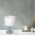 Lampka stołowa CASINO WHITE/CHROME 1xE27 ML6375 Milagro