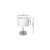 Lampka stołowa CASINO WHITE/CHROME 1xE27 ML6375 Milagro