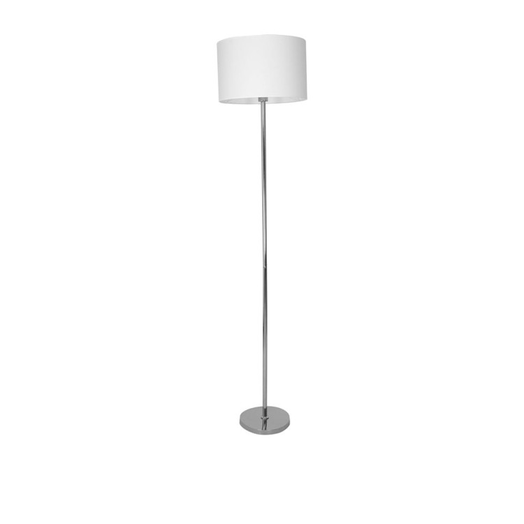 Lampa stojąca CASINO WHITE/CHROME 1xE27 ML6376 Milagro