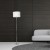 Lampa stojąca CASINO WHITE/CHROME 1xE27 ML6376 Milagro